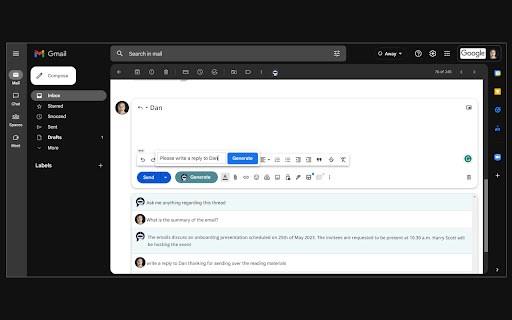 Gmail Bot screenshot