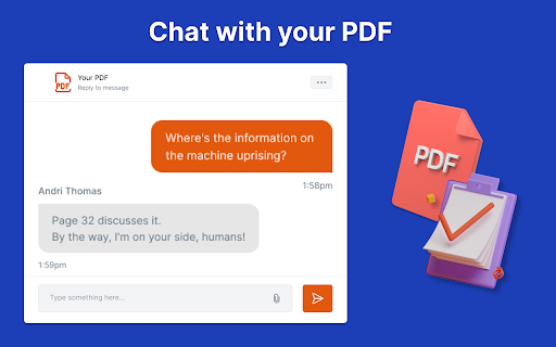 ChatGPT PDF Extension screenshot