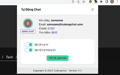 Tự động Chat screenshot