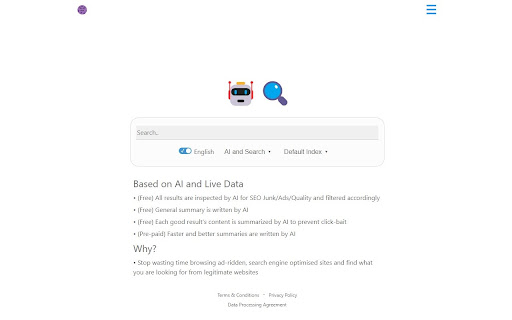 AI Search screenshot