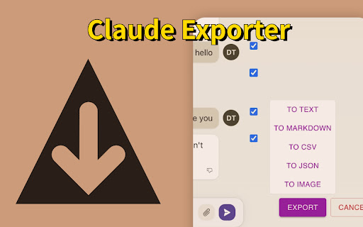 Claude Exporter screenshot