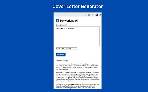 Networking AI screenshot