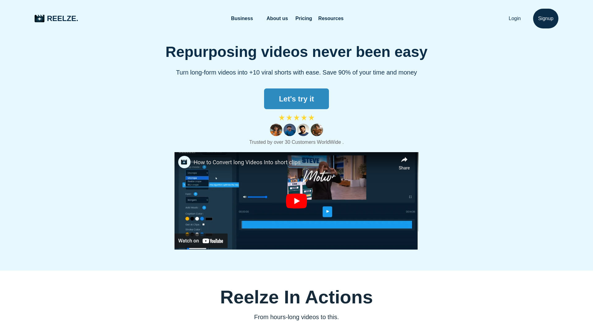 Reelze screenshot