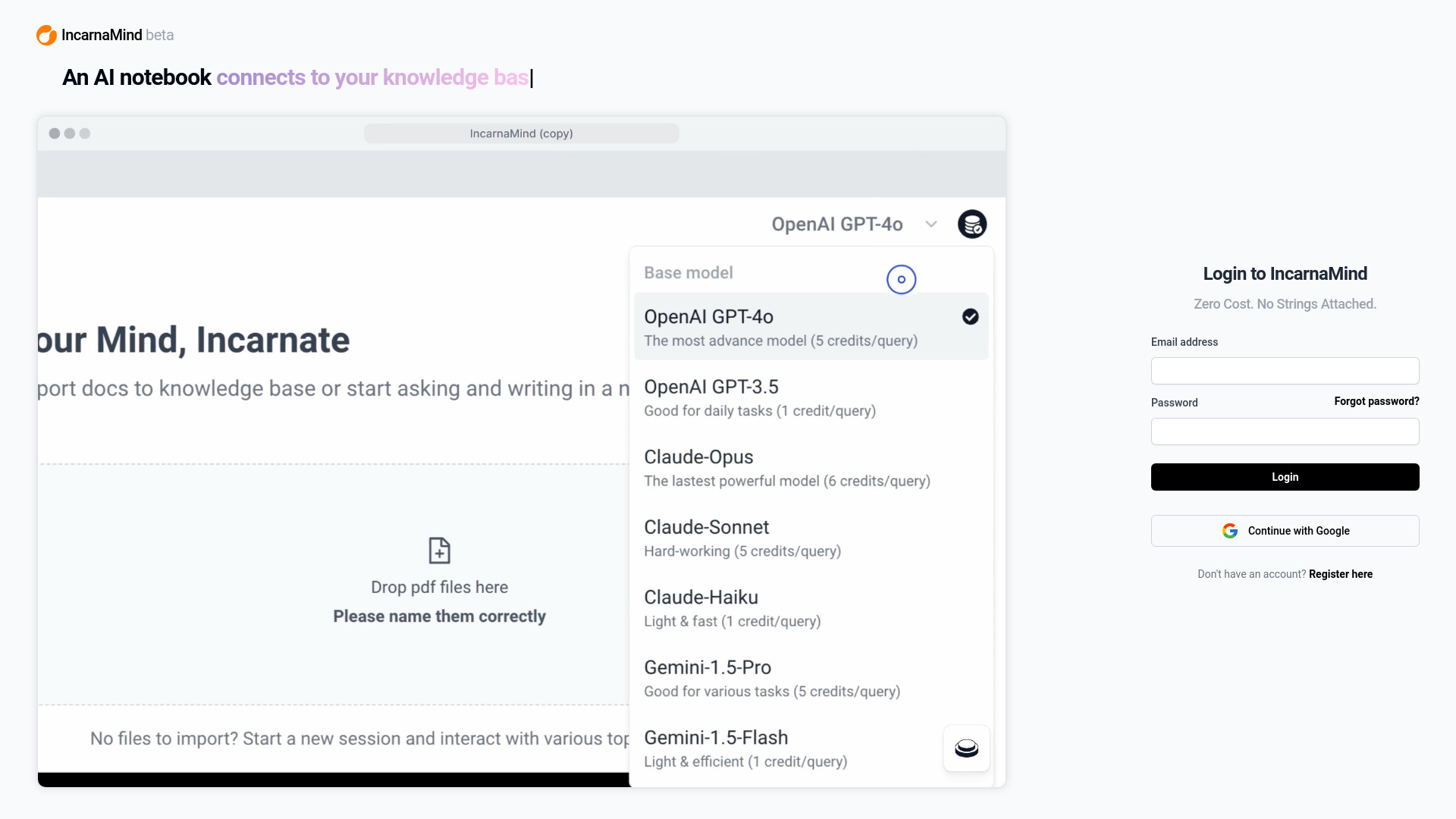 IncarnaMind screenshot