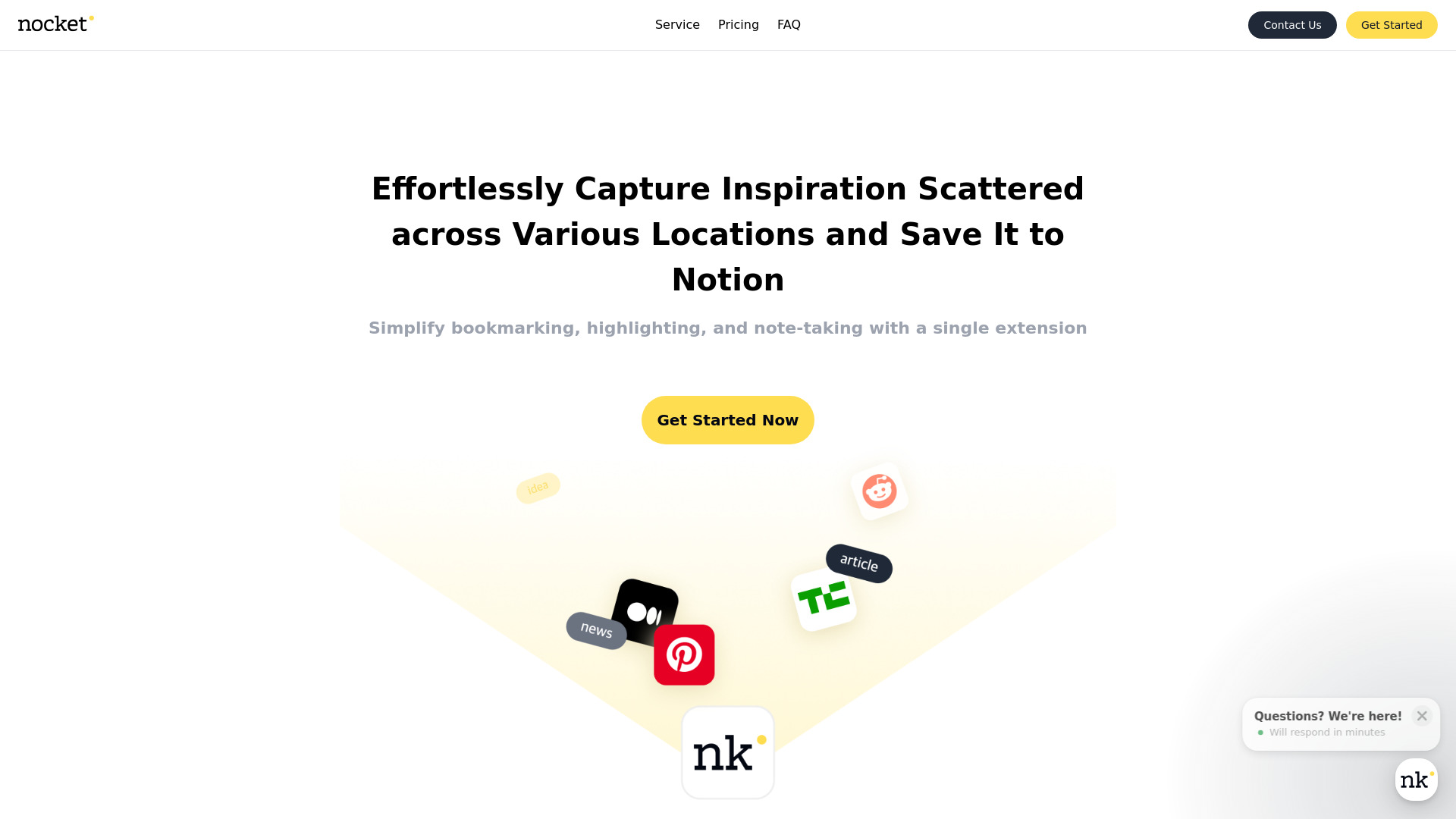 Nocket.io screenshot
