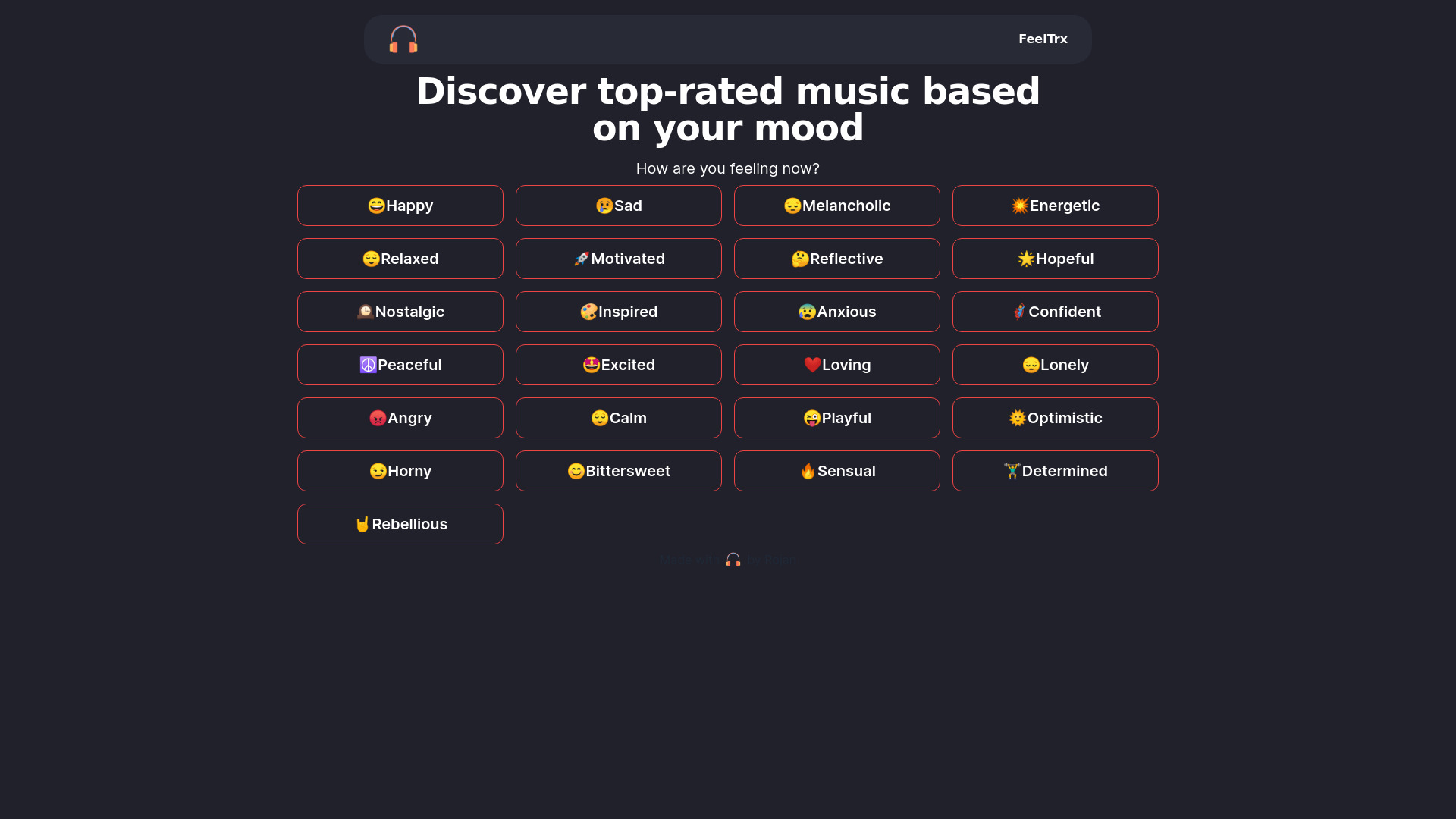 FeelTrx screenshot