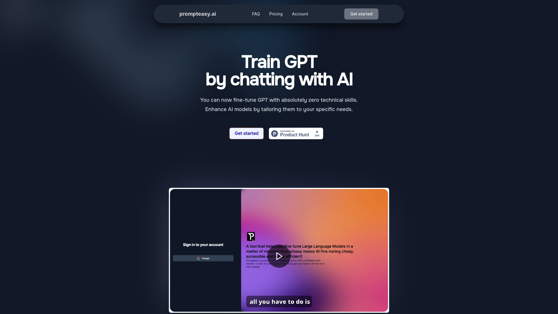 Prompteasy.ai screenshot