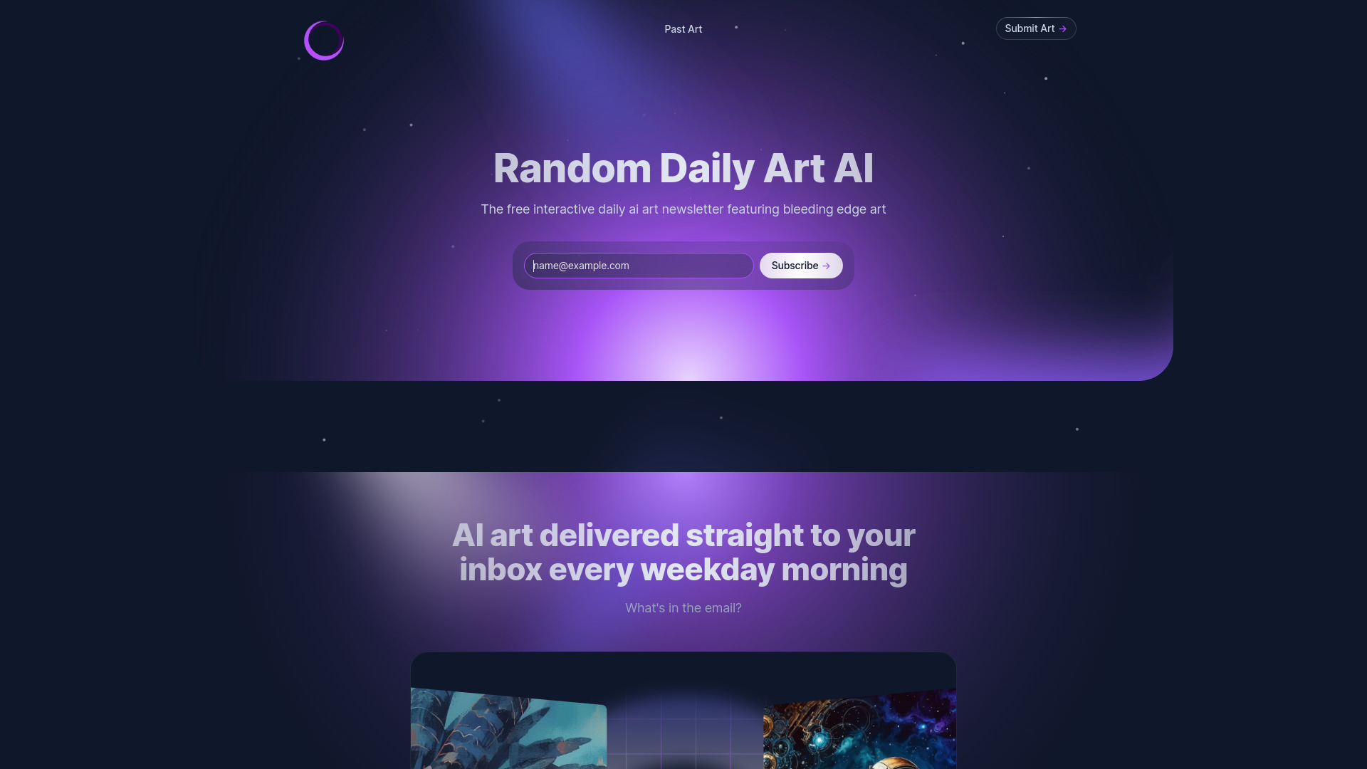 Random Daily Art AI screenshot