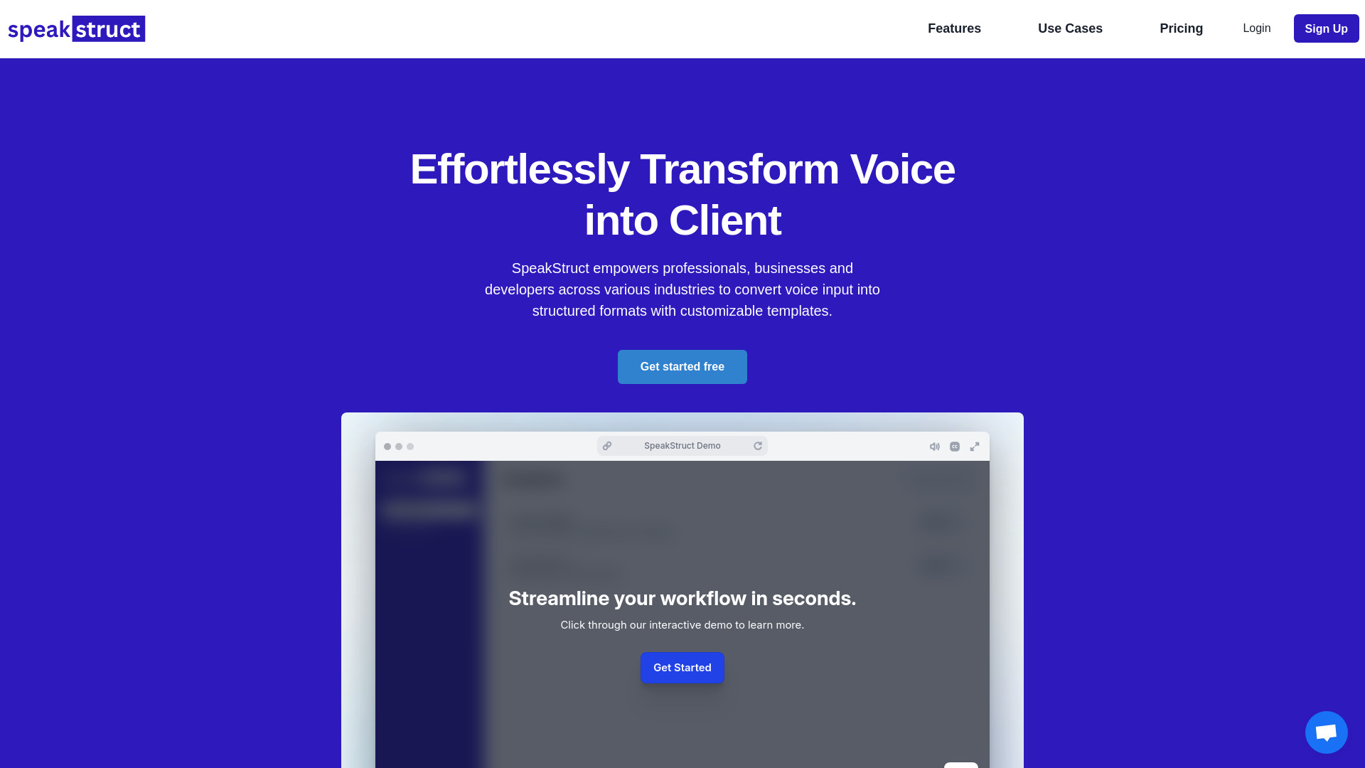 SpeakStruct screenshot