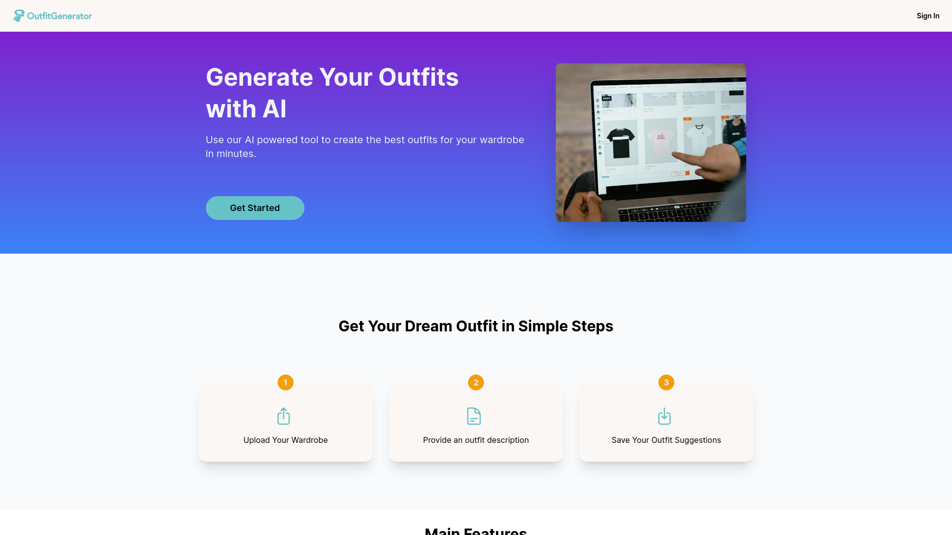 Outfit Generator screenshot