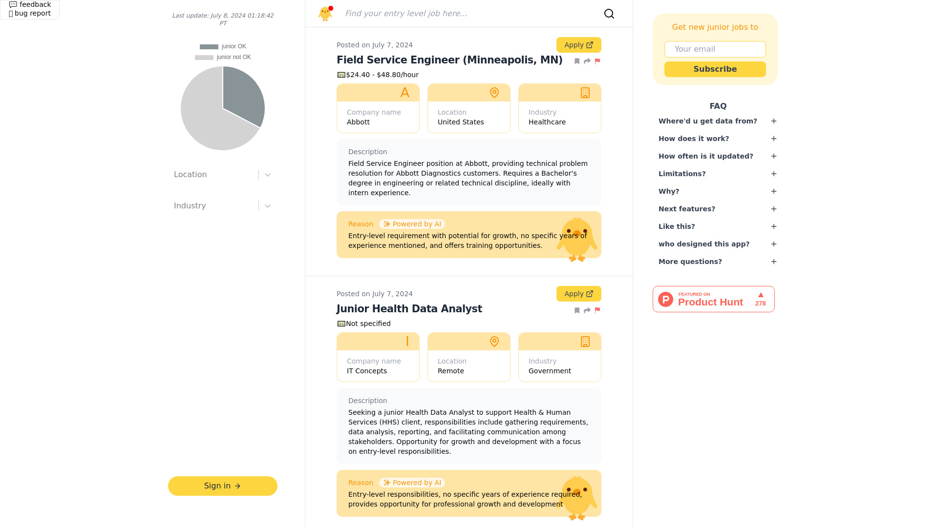 Junior Friendly Jobs screenshot