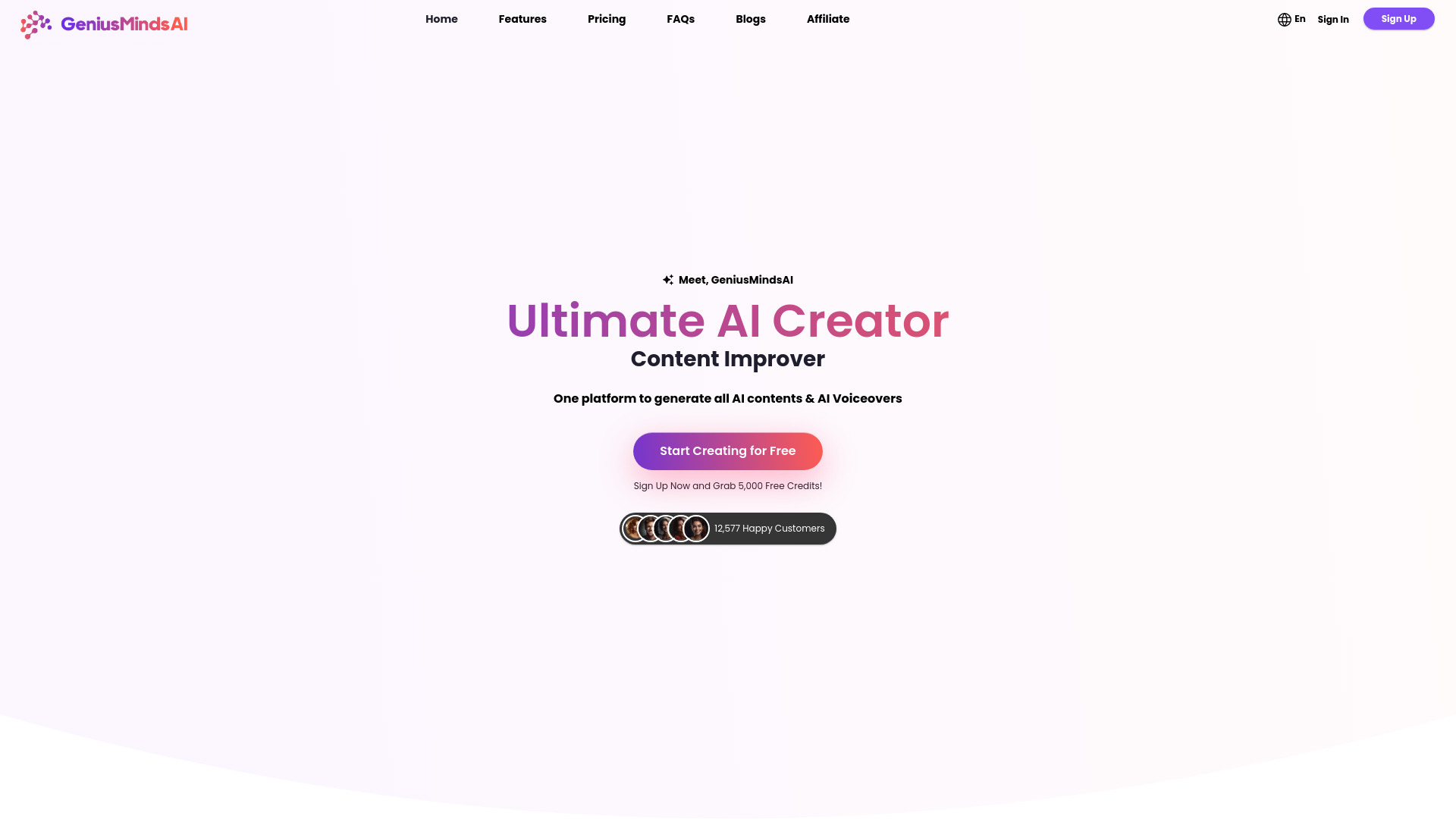 GeniusMindsAI screenshot
