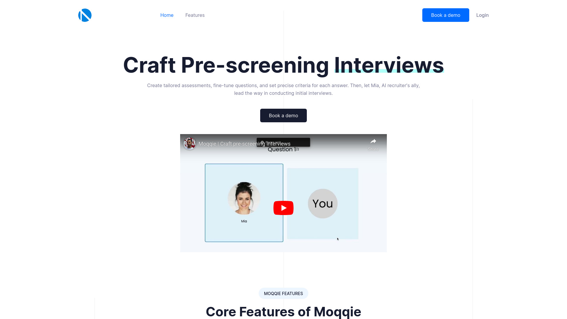 Moqqie screenshot