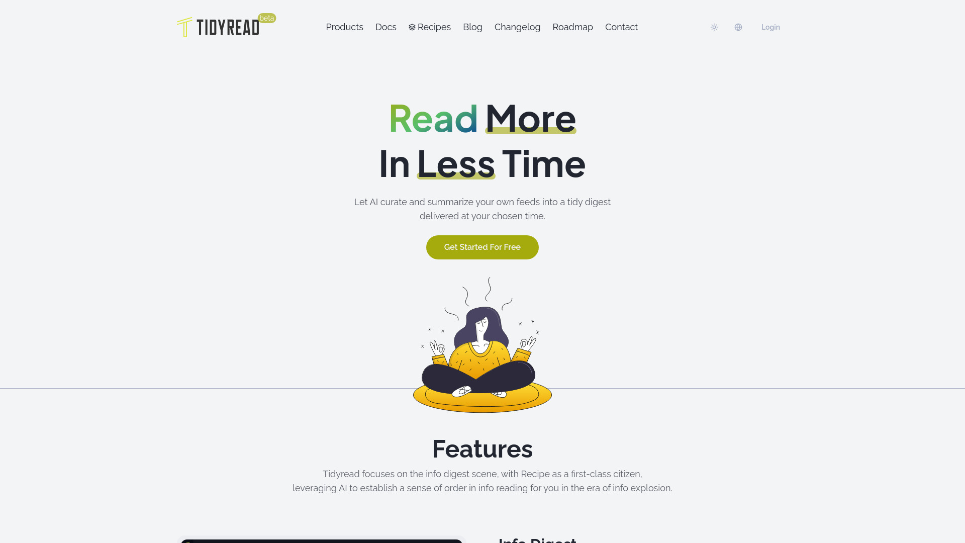 Tidyread screenshot