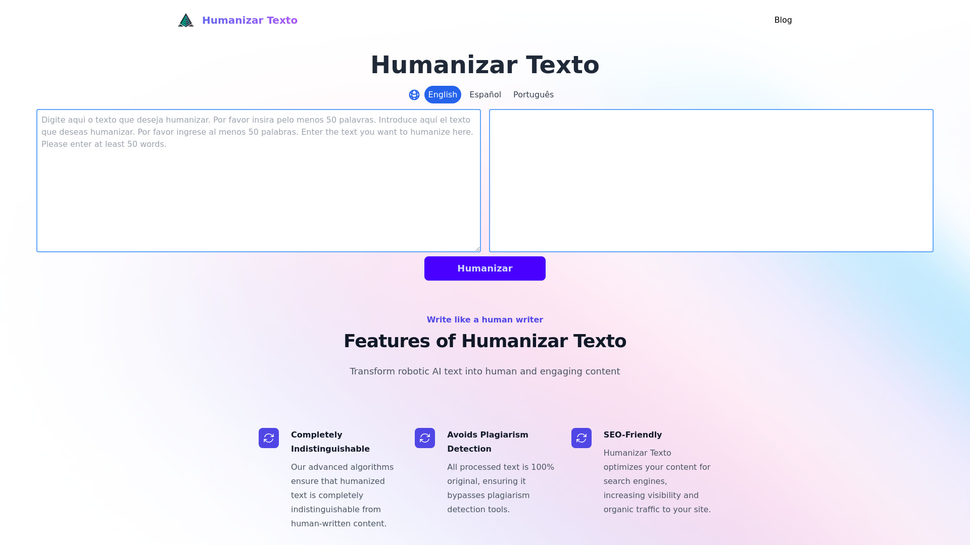 Humanizar Texto screenshot