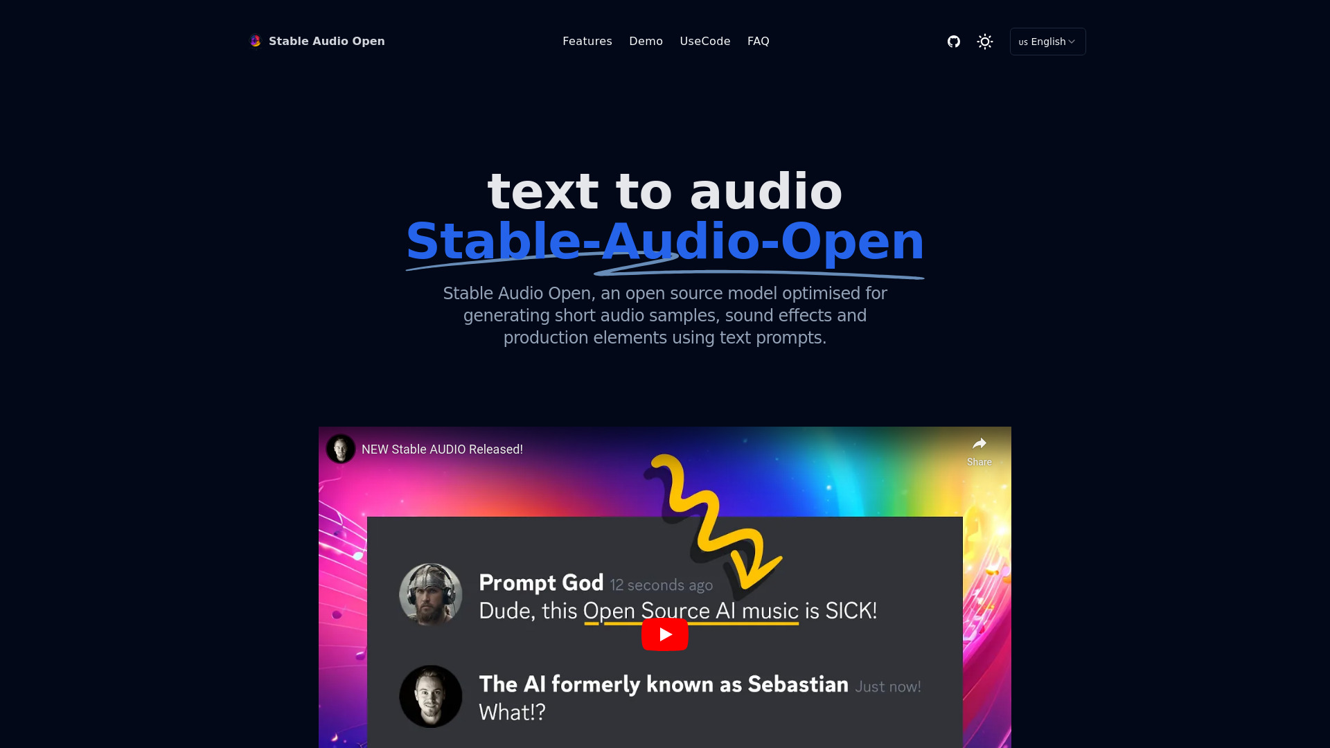 Stable Audio Open screenshot