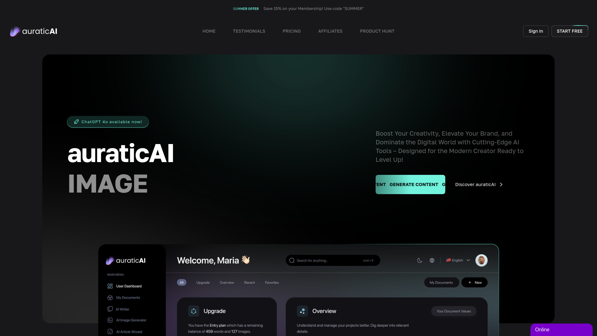 Auratic AI screenshot