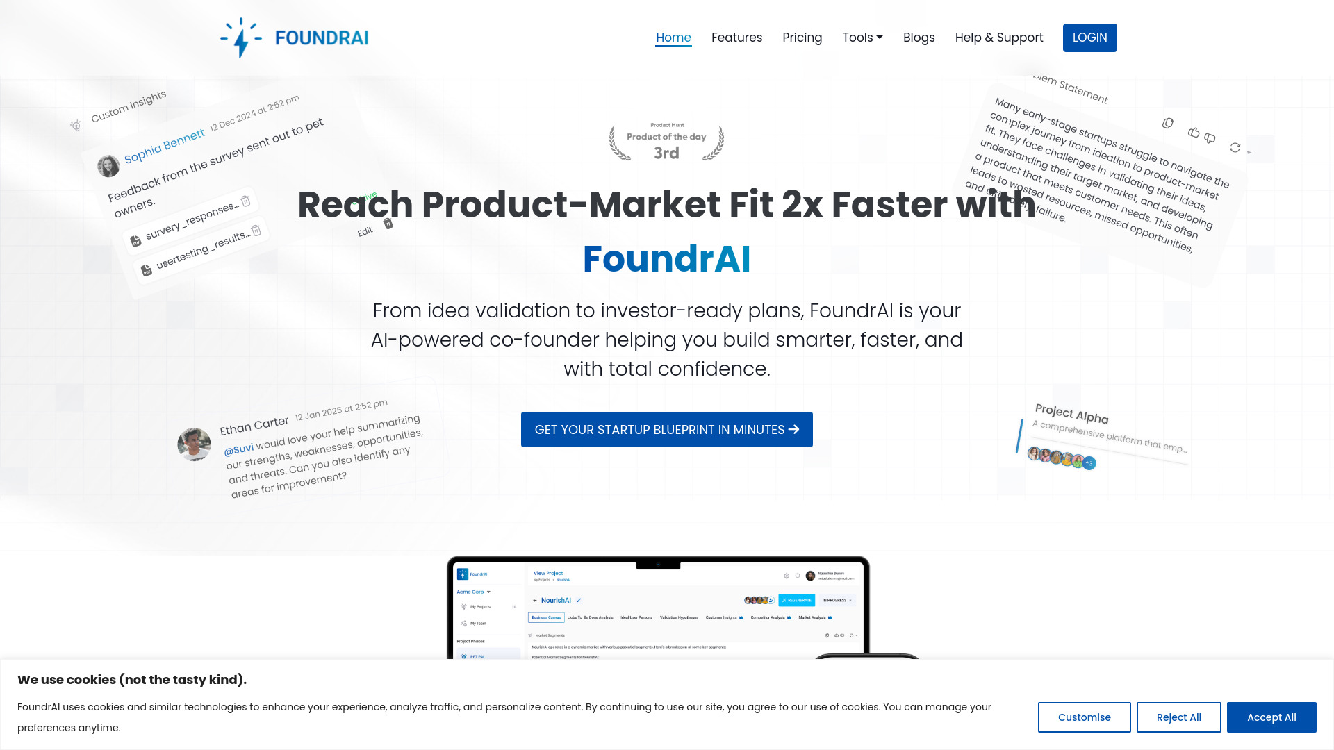 FoundrAI screenshot