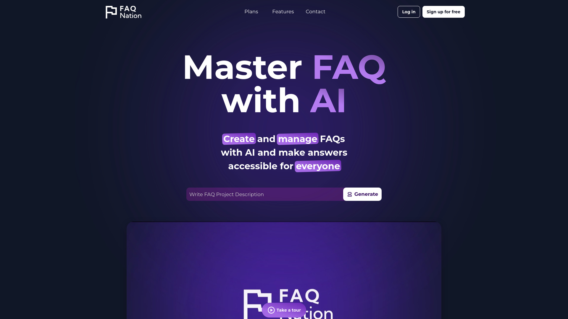FAQ Nation screenshot