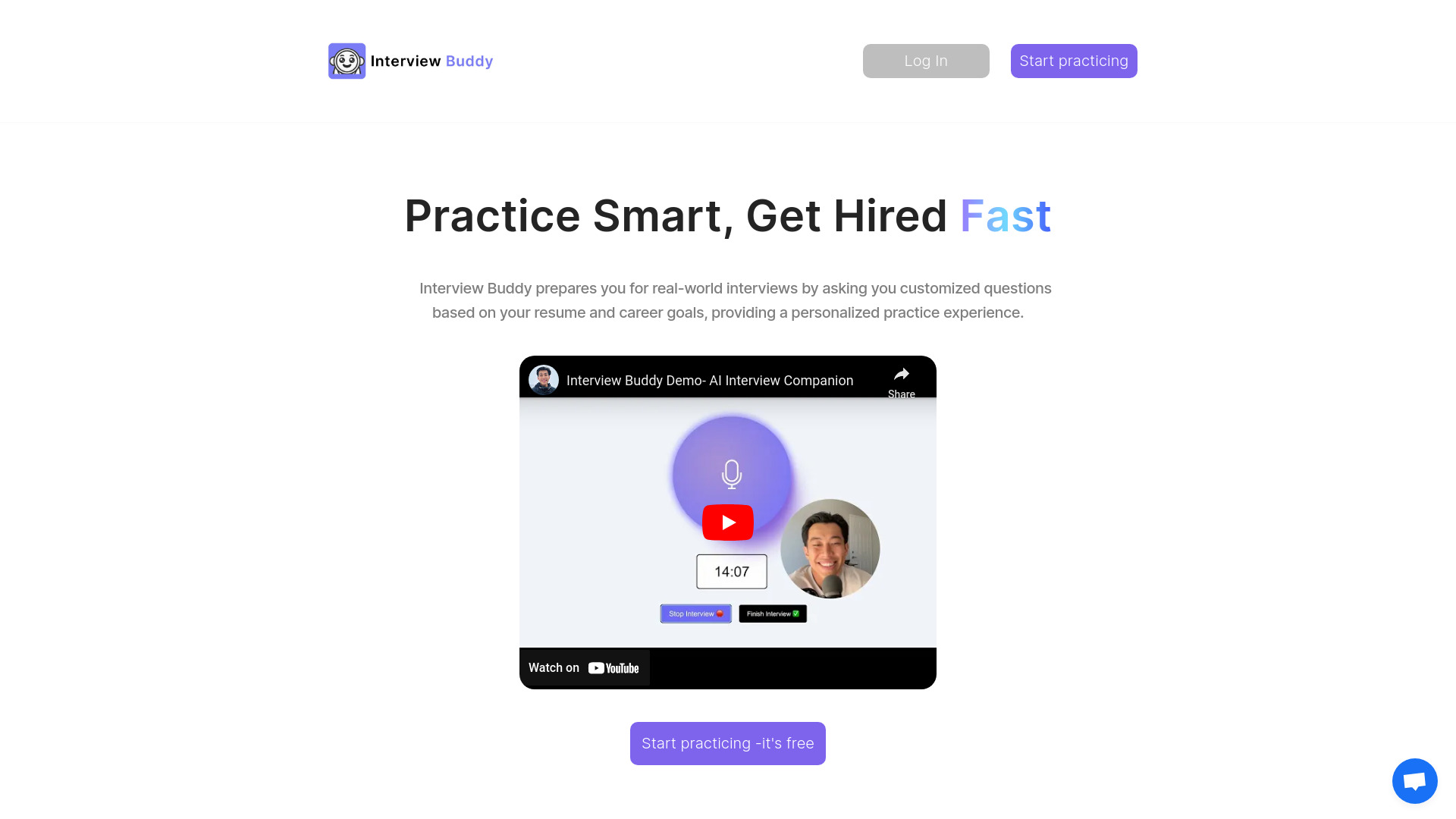 InterviewBuddy screenshot