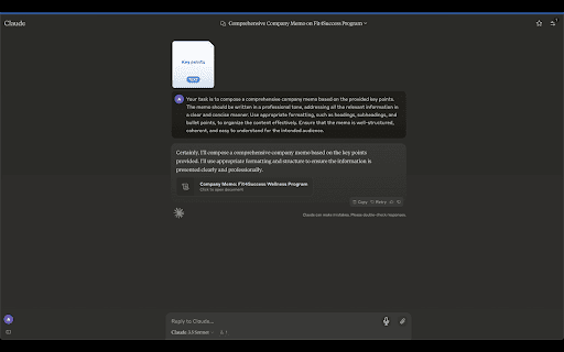 Speech-to-Text for Claude.ai screenshot
