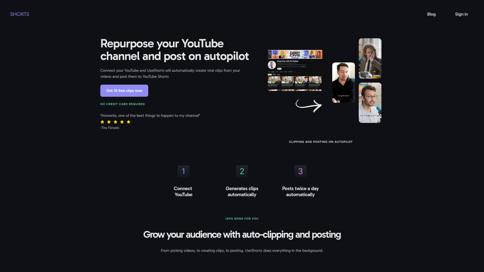 UseShorts screenshot