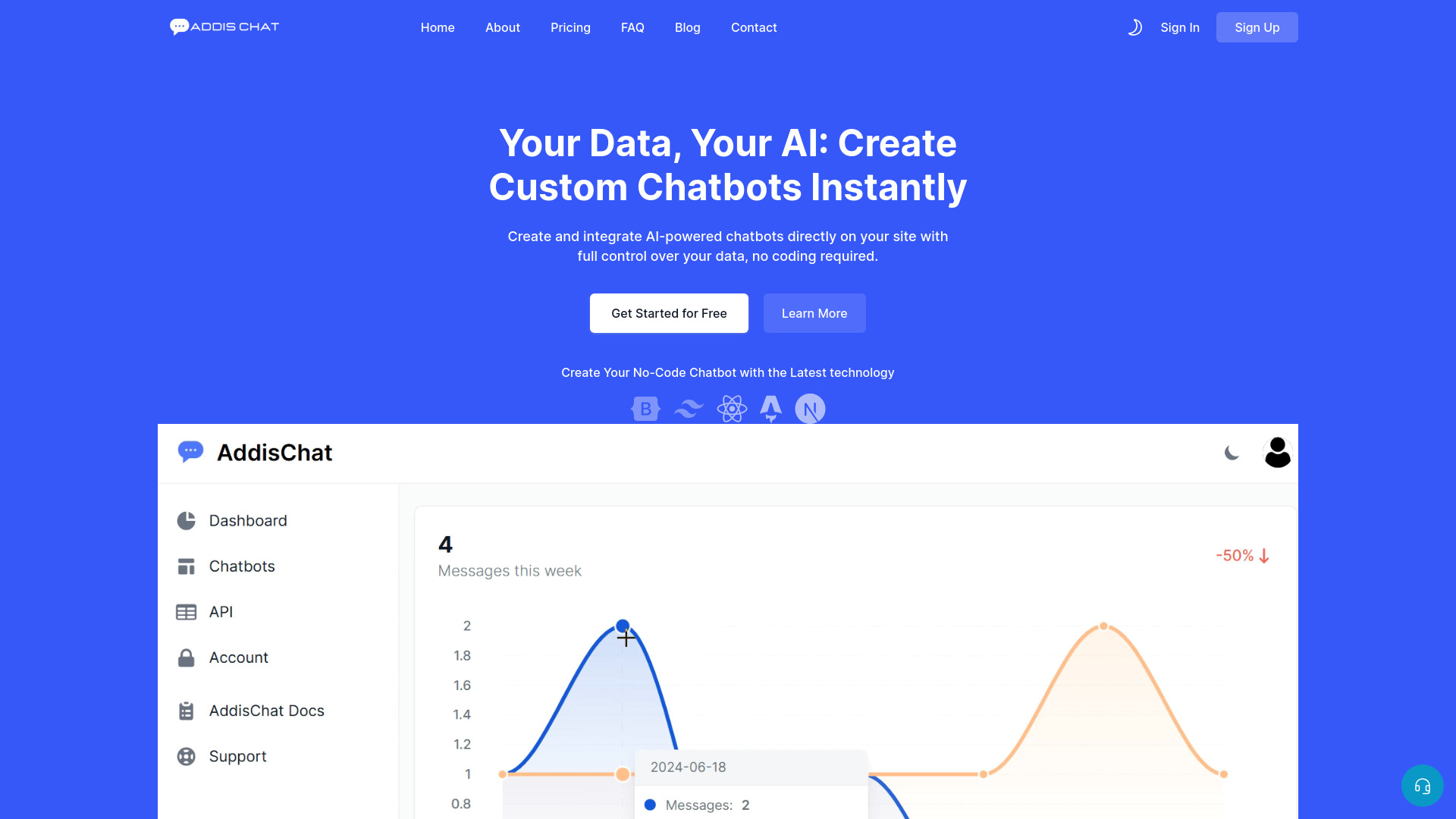 AddisChat screenshot