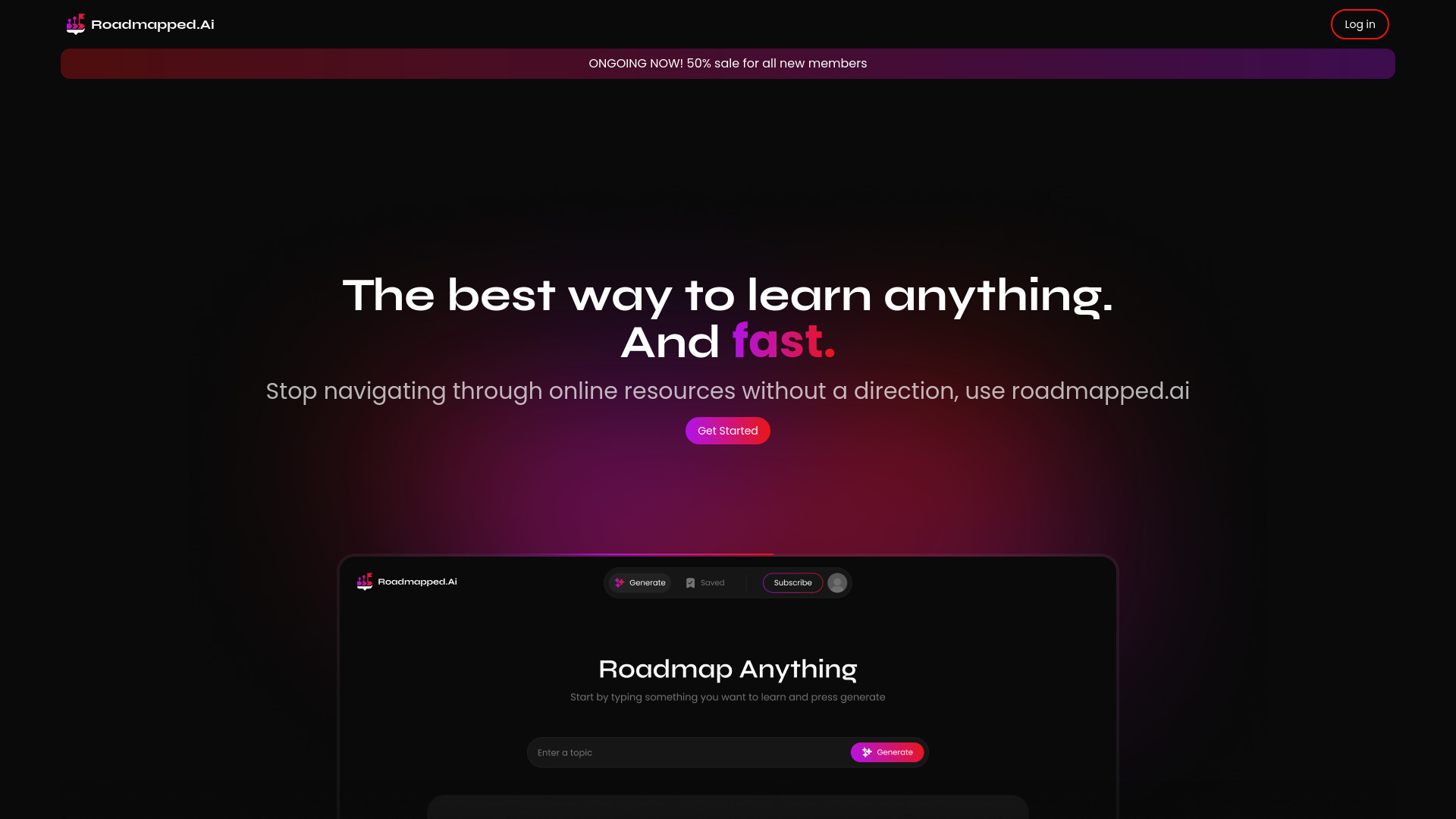 Roadmapped.ai screenshot