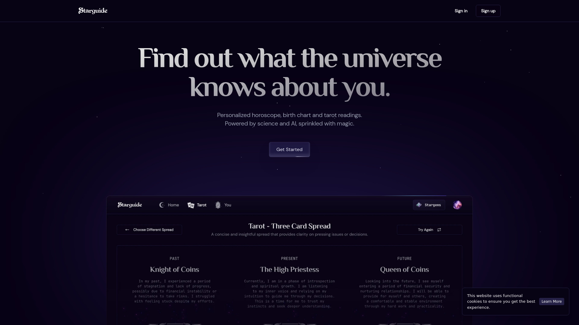 Starguide screenshot