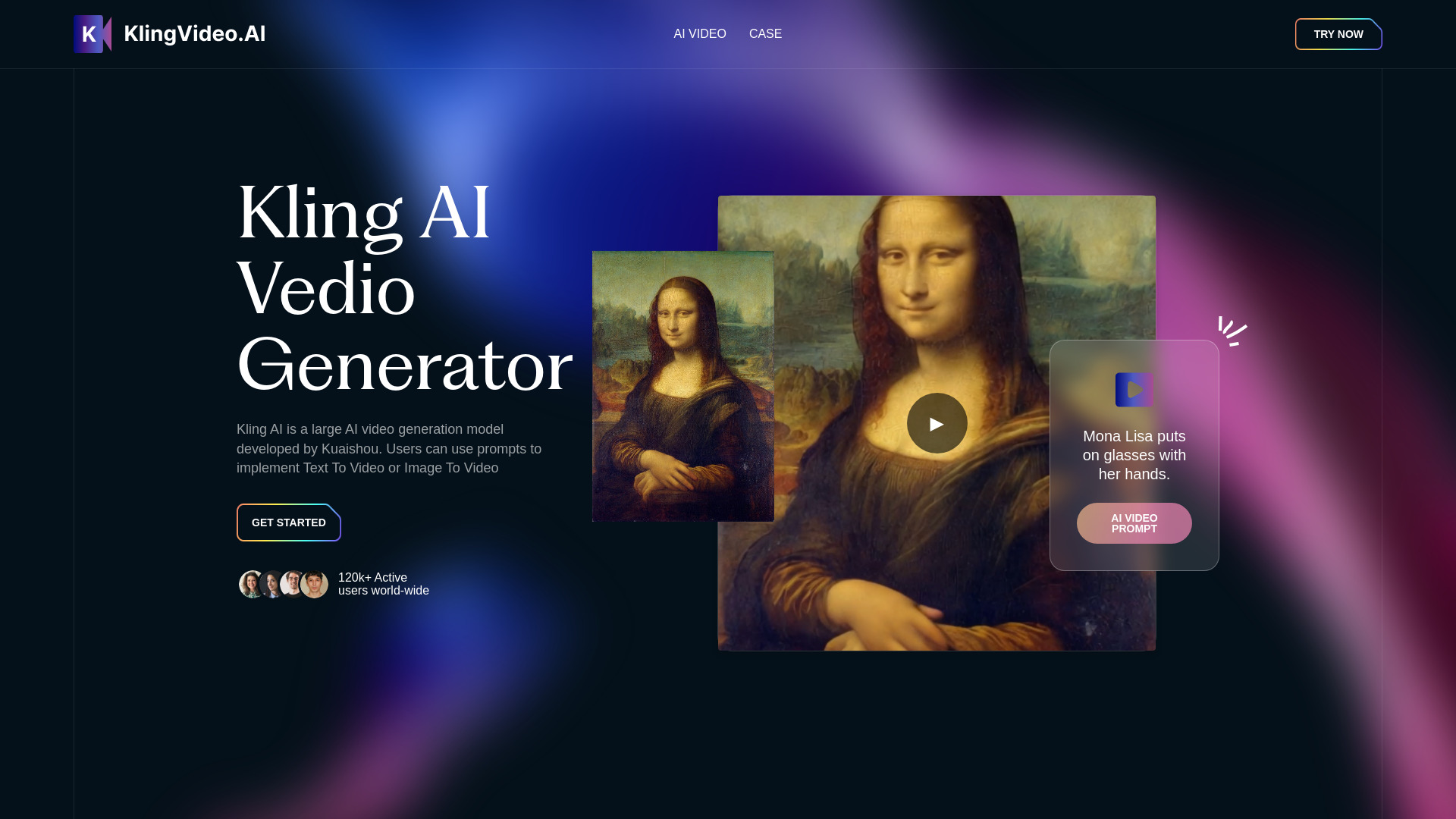Kling AI screenshot
