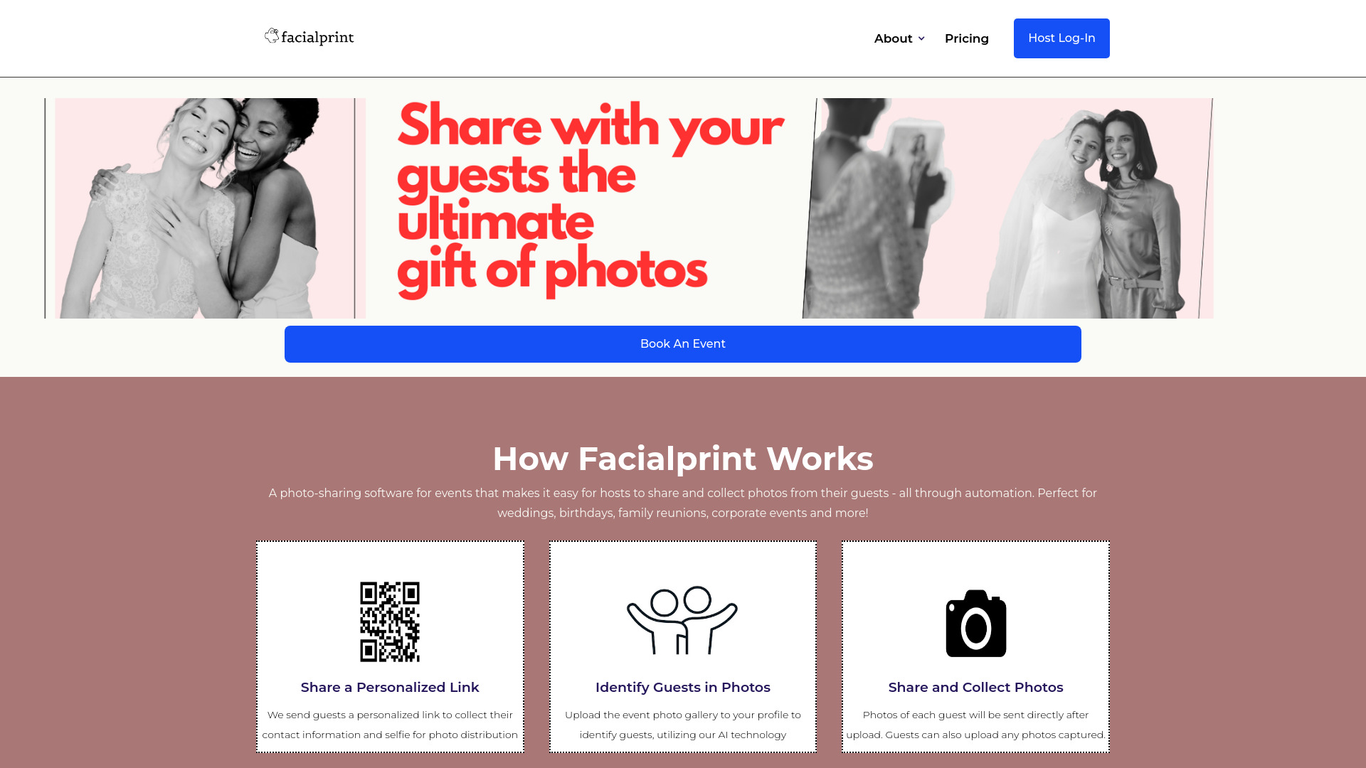 Facialprint screenshot