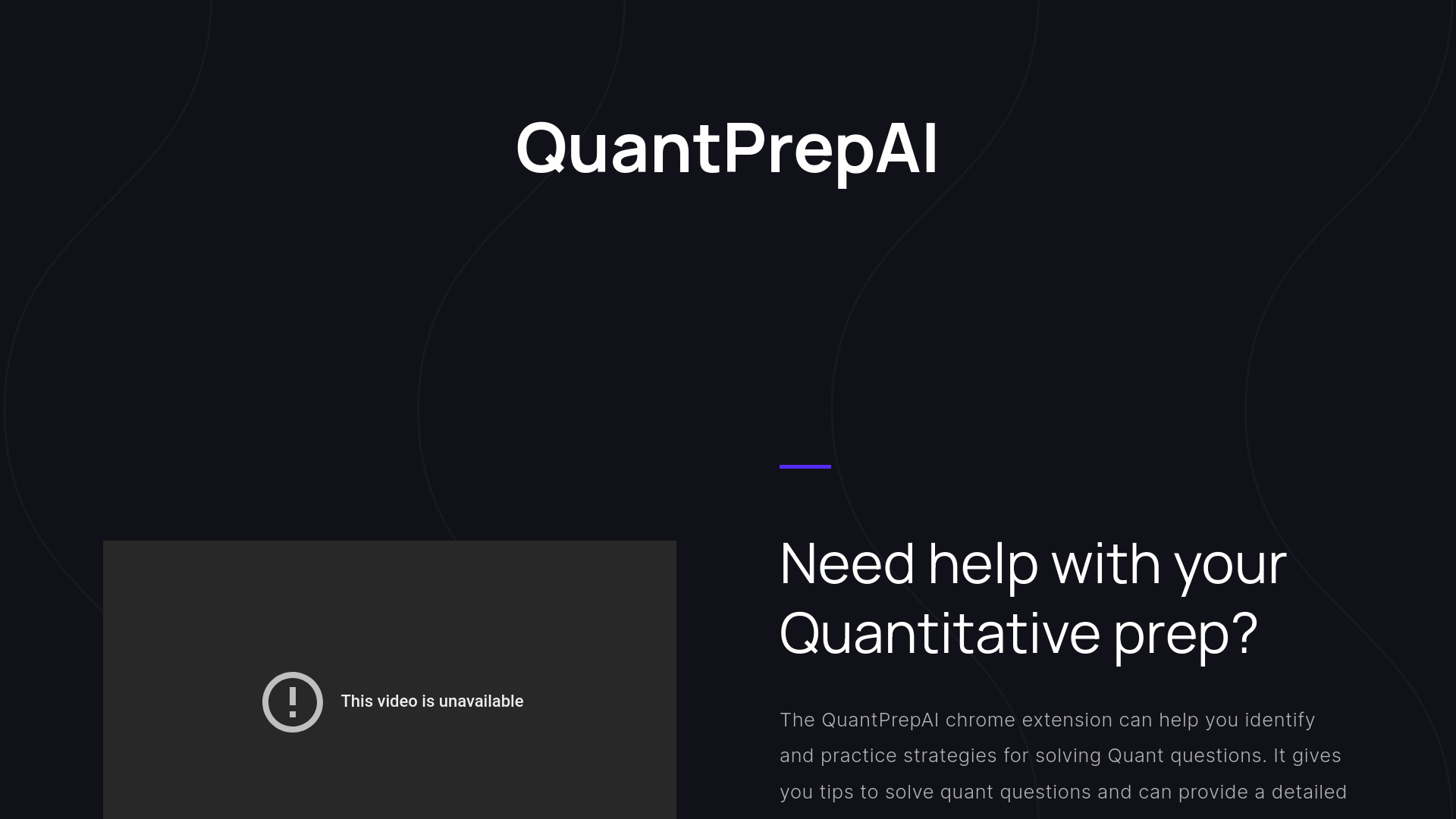 QuantPrepAI screenshot