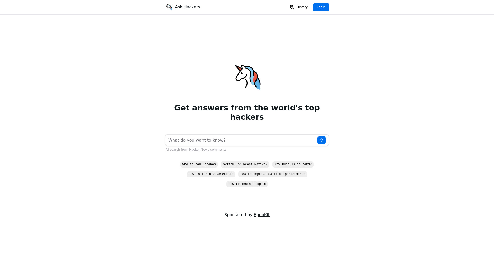 Ask Hackers screenshot