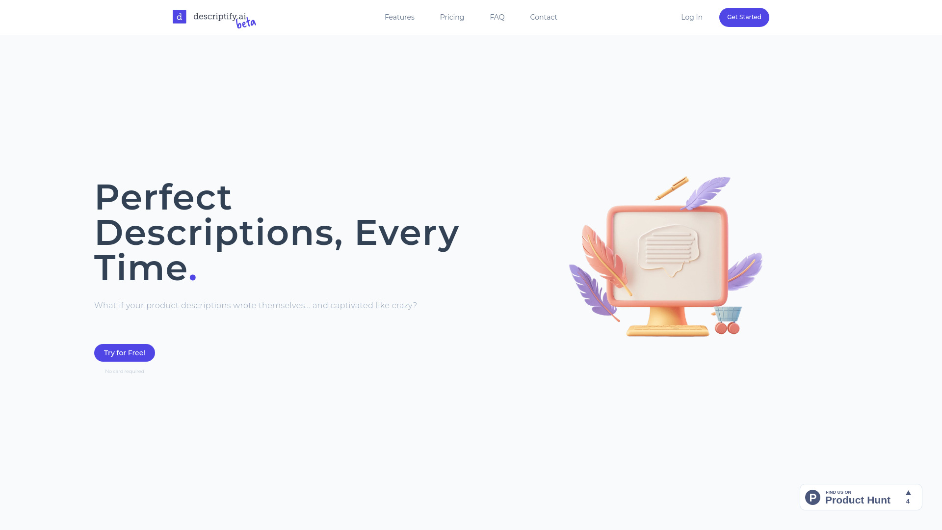 Descriptify.ai screenshot