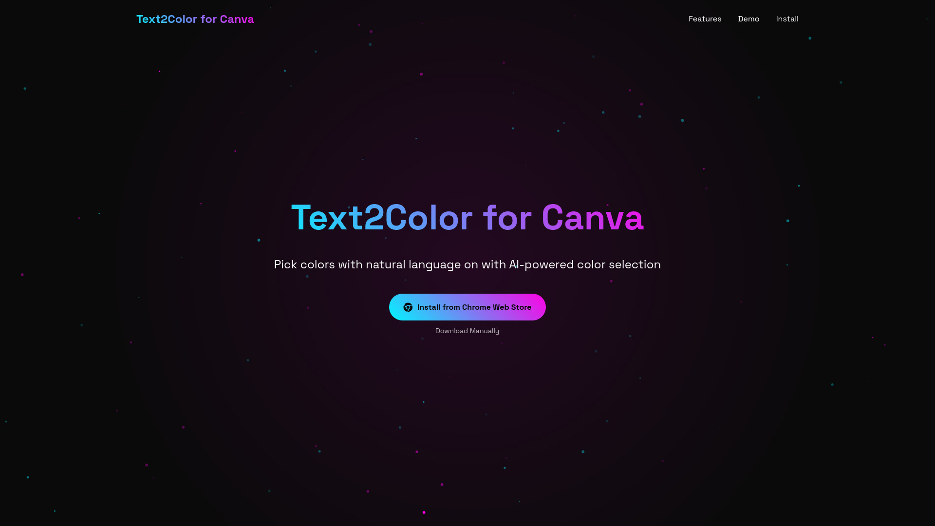 Text2Color for Canva screenshot