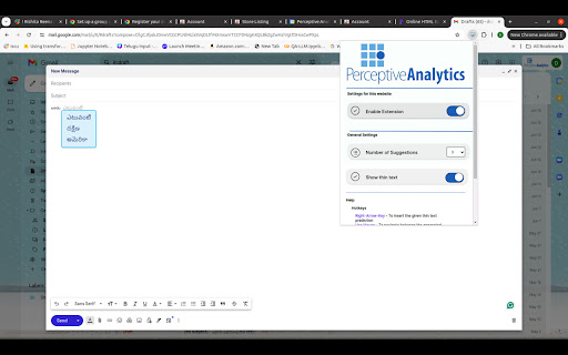 Telugu Autocomplete Assistant screenshot