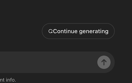 Chat GPT Continue Generating Button Auto Clicker screenshot