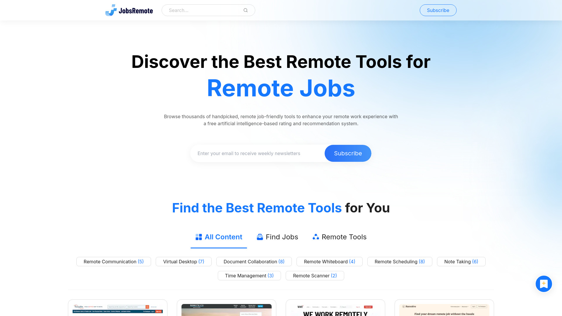 RemoteSpace Resource Center screenshot