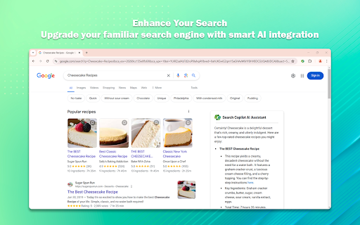 Search Copilot AI Assistant screenshot
