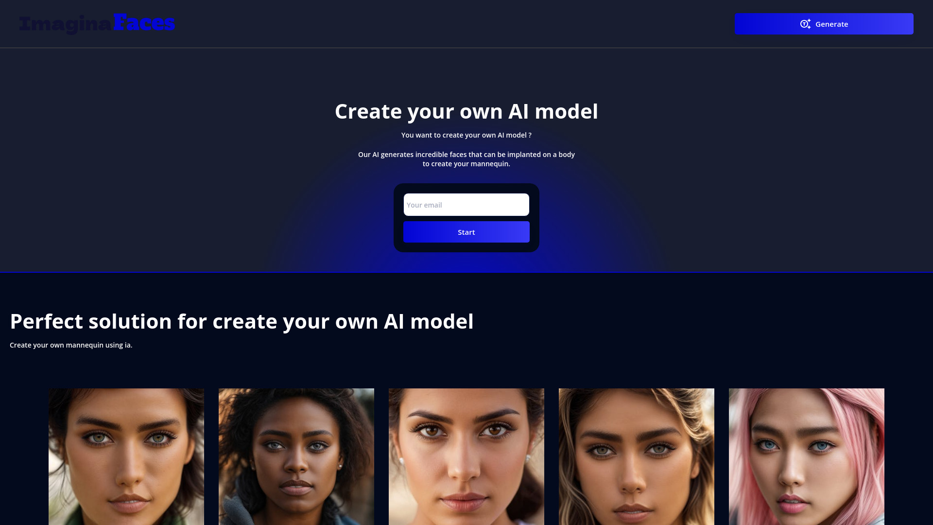 ImaginaFaces screenshot