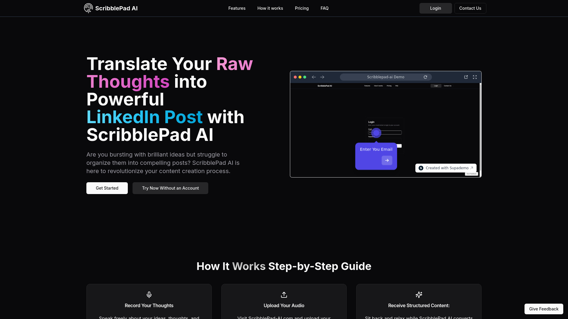 ScribblePad AI screenshot