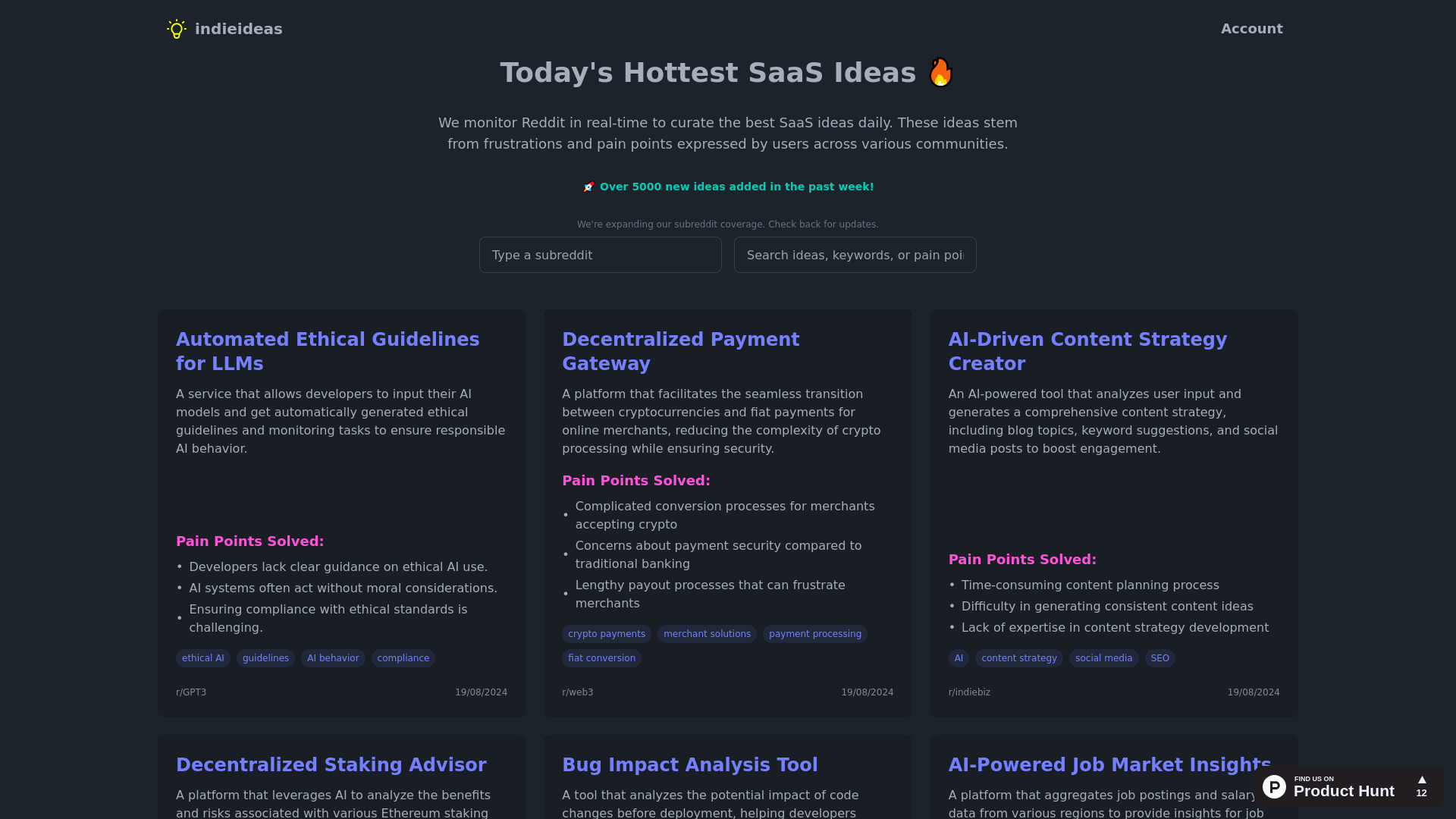 indieideas.io screenshot