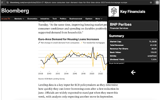 AI Investment Insights screenshot