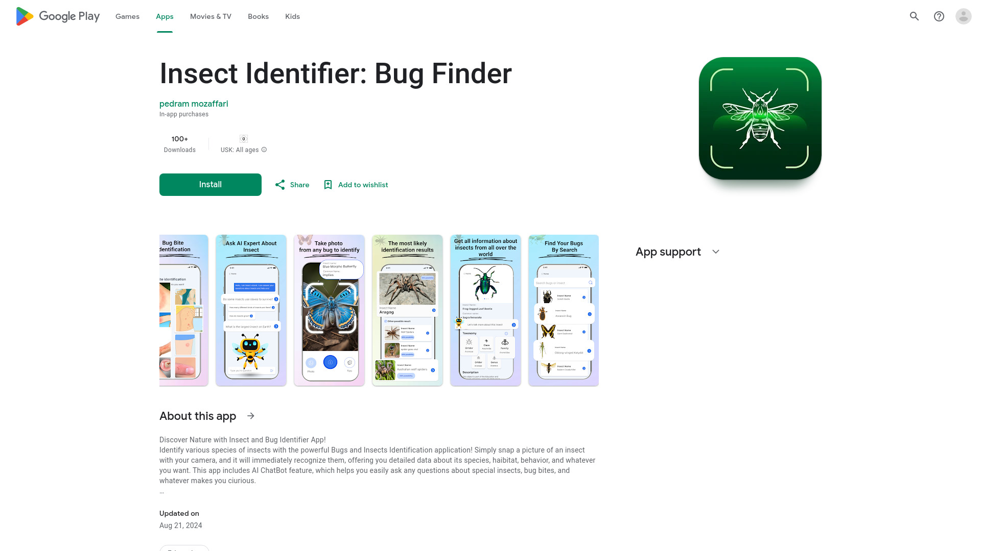 Insect Identifier: Bug Finder screenshot