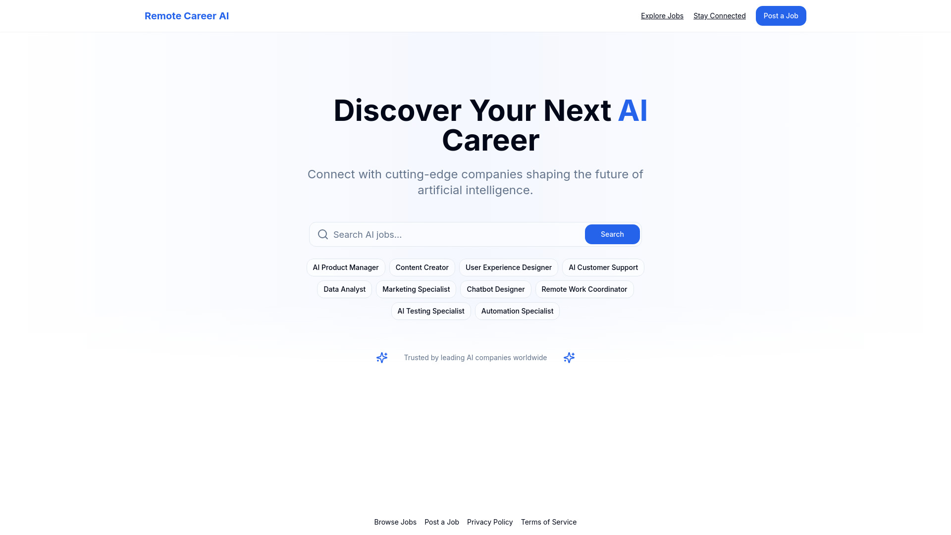 RemoteCareerAI screenshot