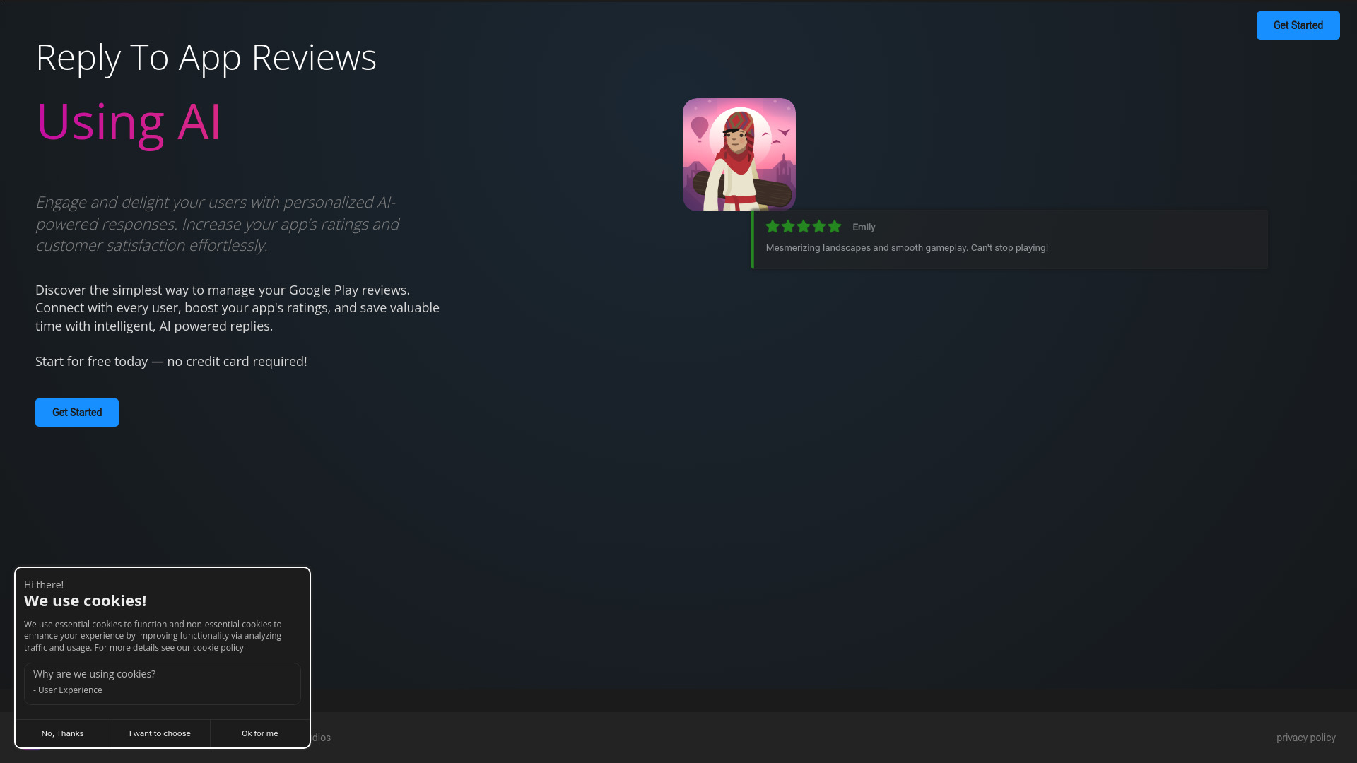 ReplyToAppReviews screenshot