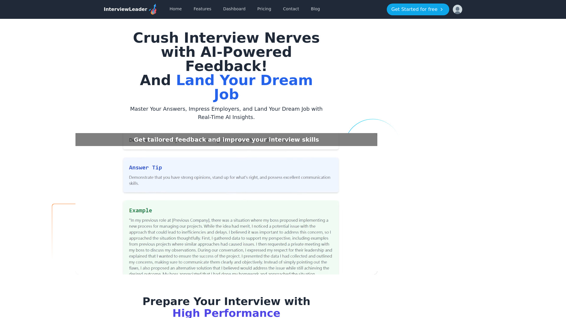 InterviewLeader screenshot