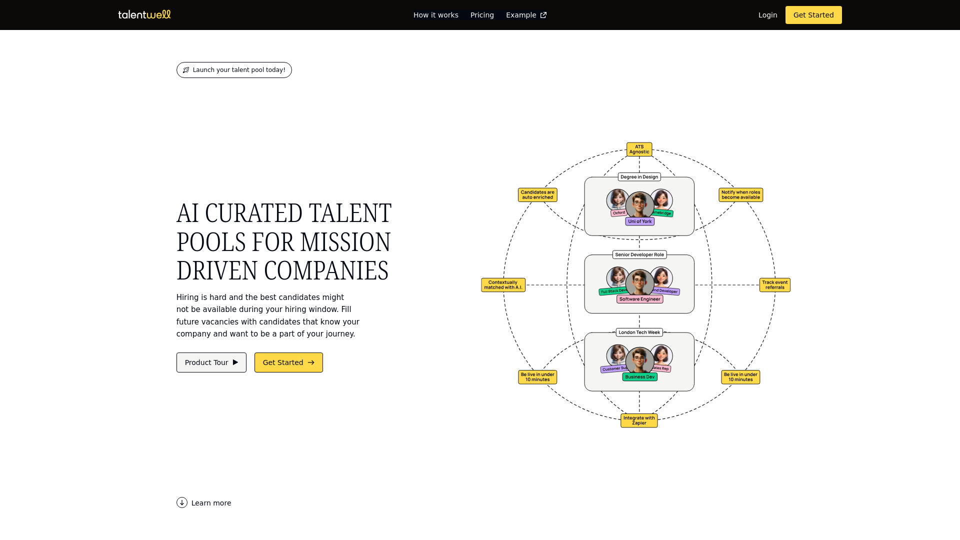 TalentWell screenshot