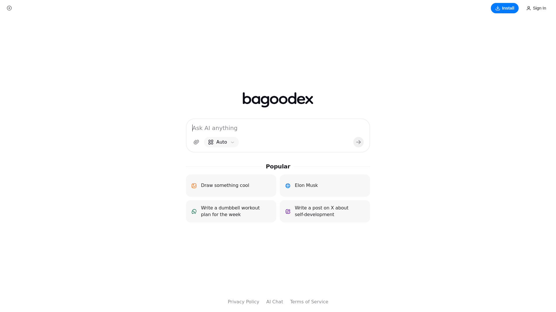 Bagoodex screenshot