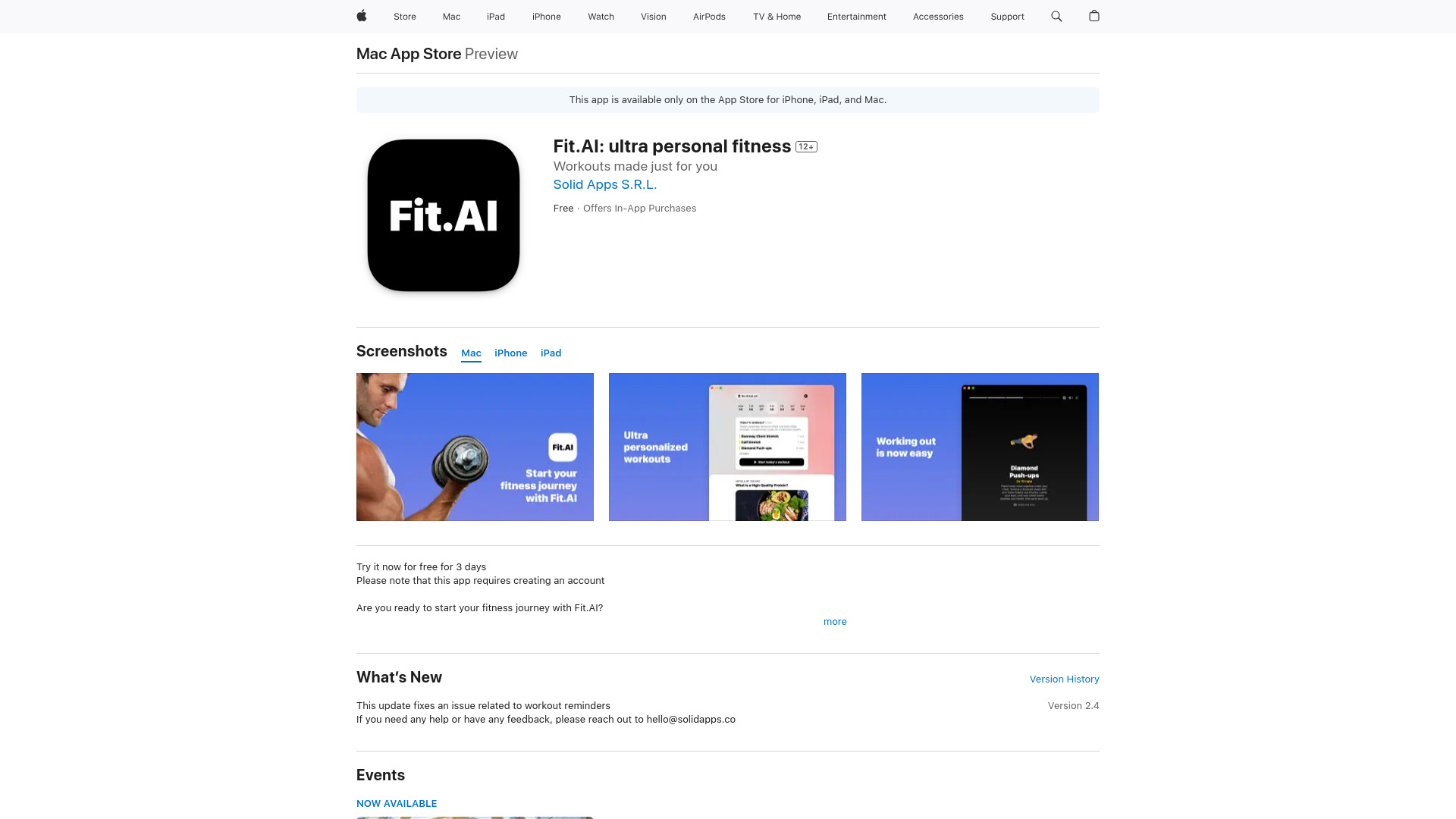 Fit.AI screenshot